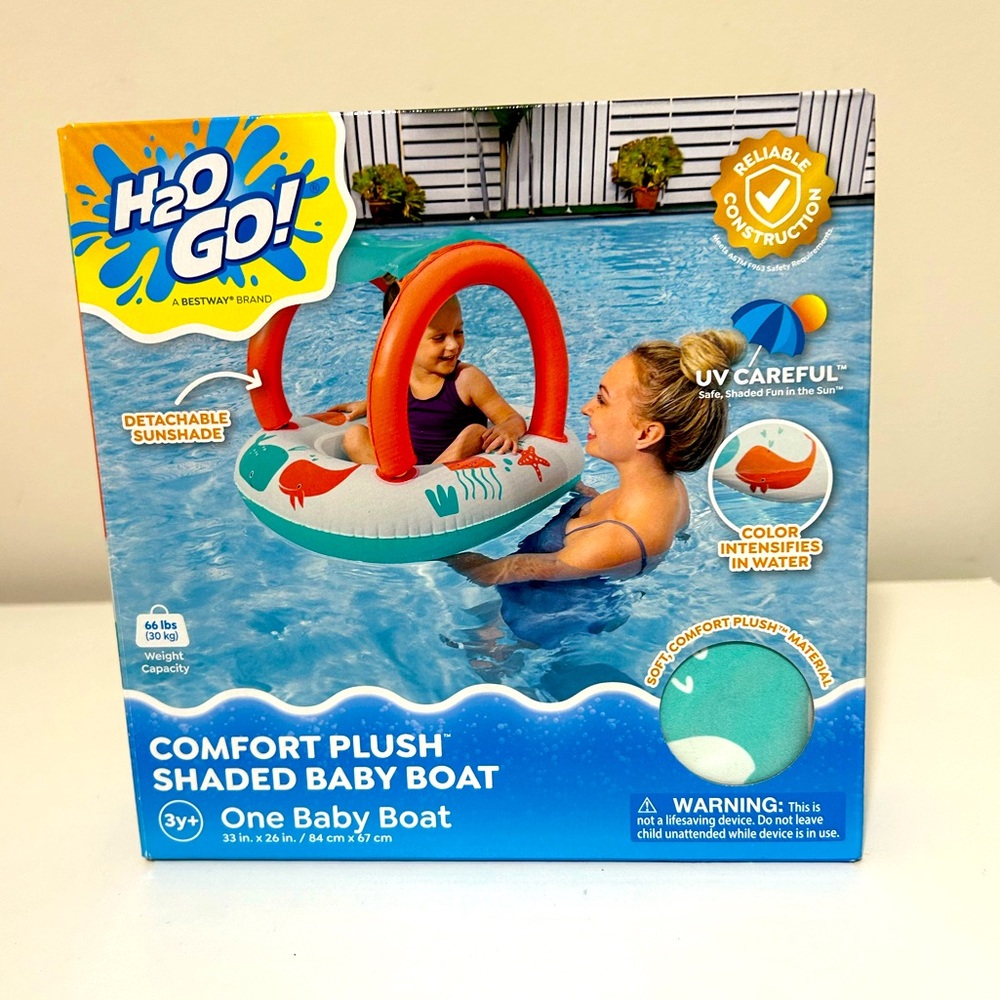 Comfort Plush‎ Shaded Baby Boat